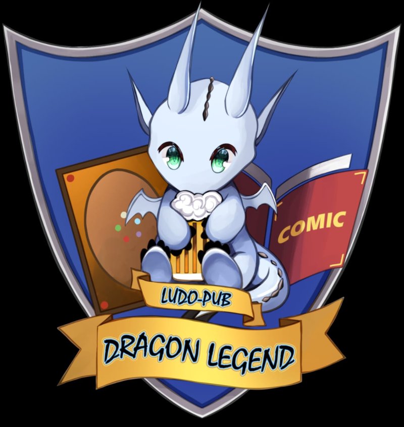 Logo di Dragon Legend — fumetteria, pub e ludoteca a Roma