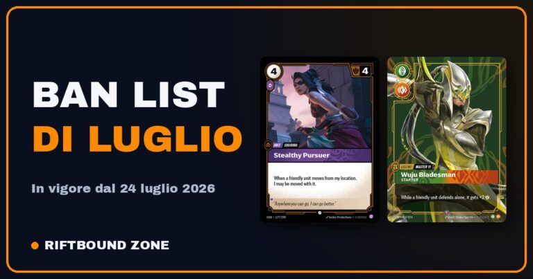 July 2026 Ban List: Riftbound Bans Stealthy Pursuer, Two Battlefields & Master Yi in 2v2