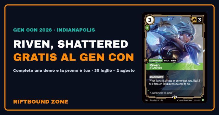 Riven, Shattered in regalo al Gen Con 2026: basta una demo per portarla a casa
