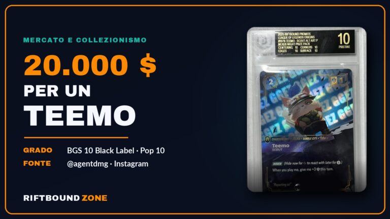 $20,000 for a Teemo: the BGS 10 Black Label (Nexus Night Prize Pack)