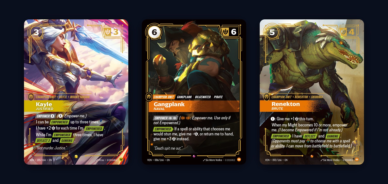 Kayle Justified, Gangplank Naval e Renekton Brute: i ruling sui campioni nella FAQ di Vendetta