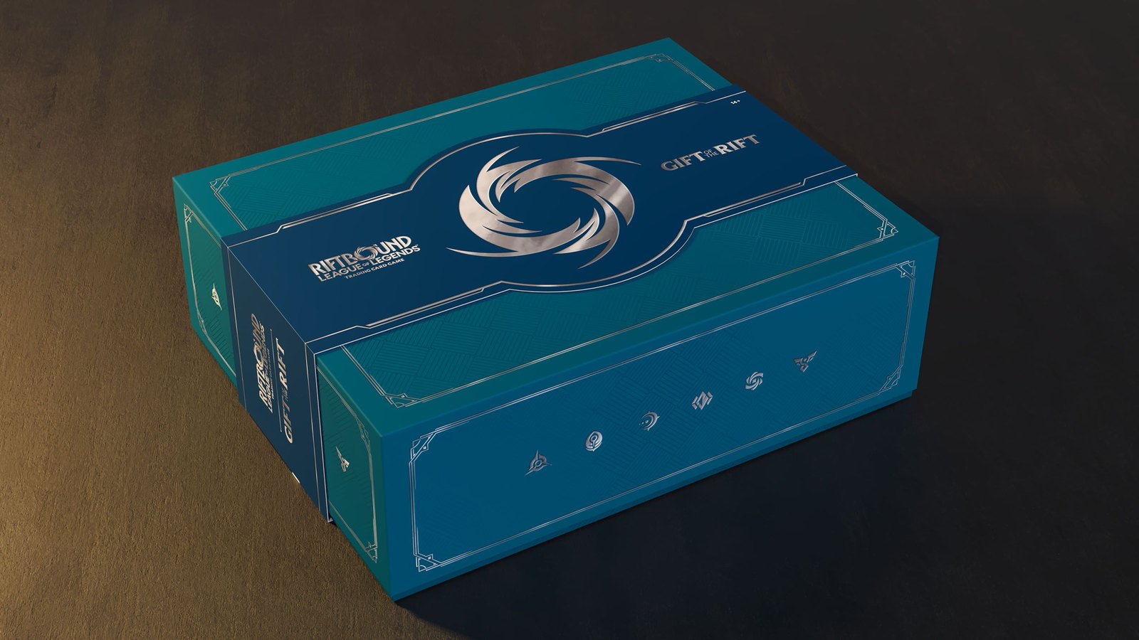 Il box del Gift of the Rift Bundle, il cofanetto del primo anniversario di Riftbound in uscita il 4 dicembre 2026