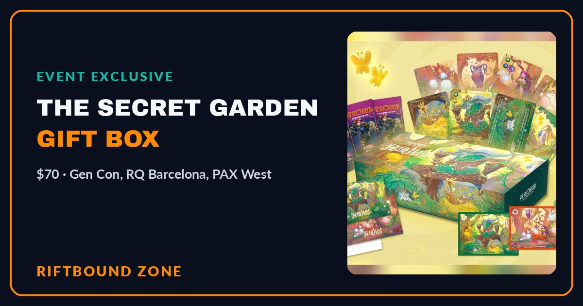 Riftbound Secret Garden Box: Contents, English $70 Edition & Where