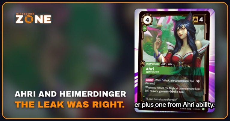 Ahri, Confident and Heimerdinger: Radiance Cards Shown in Los Angeles