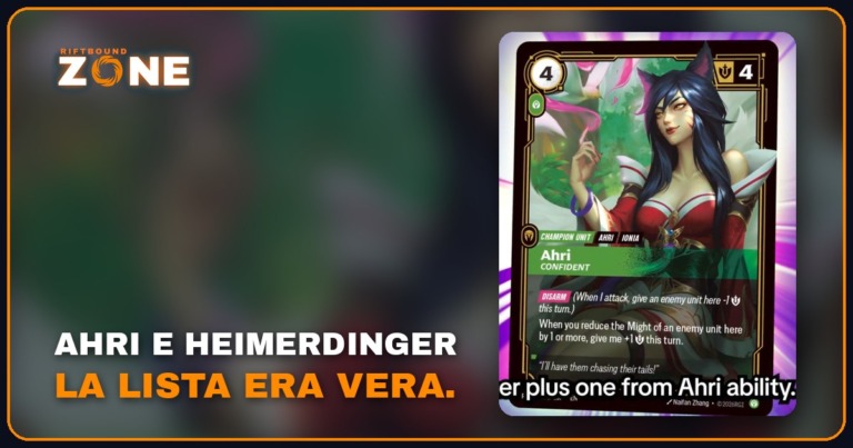 Ahri e Heimerdinger: le carte confermano la lista trapelata