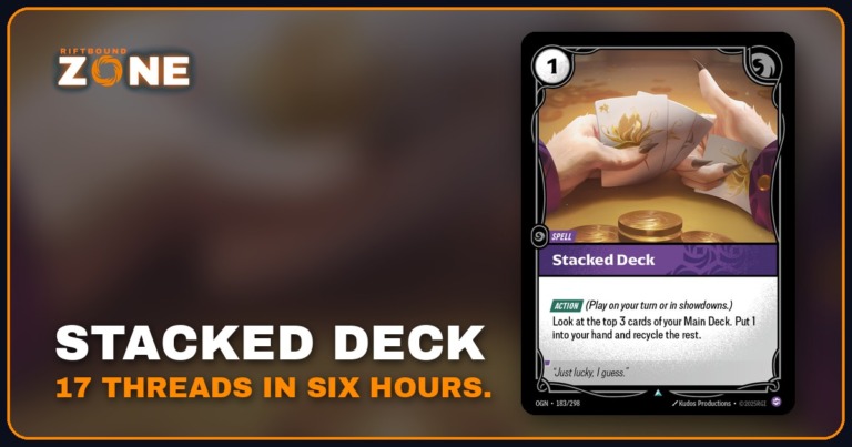 Stacked Deck ban: should Riftbound use a restricted list instead?