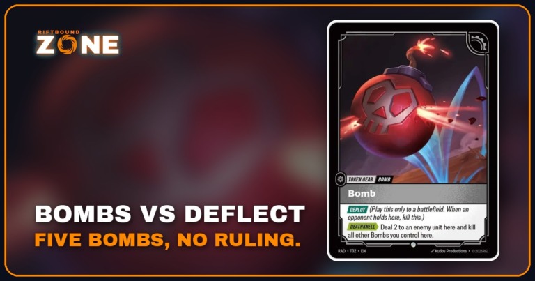 Radiance Bombs and Deflect: How the Interaction Works