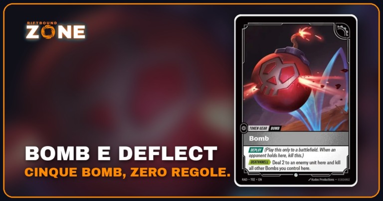 Bomb contro Deflect: il primo nodo di regole di Radiance
