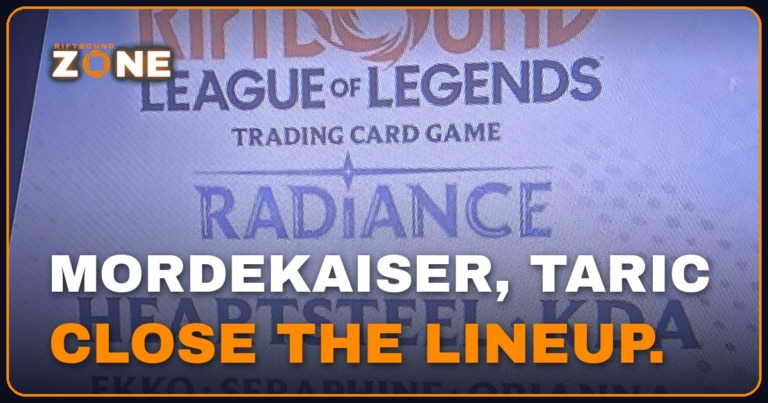 Radiance lineup leak: Mordekaiser and Taric in Riftbound Set 5