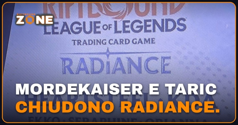Il cartellone di Radiance trapelato: ci sono Mordekaiser e Taric