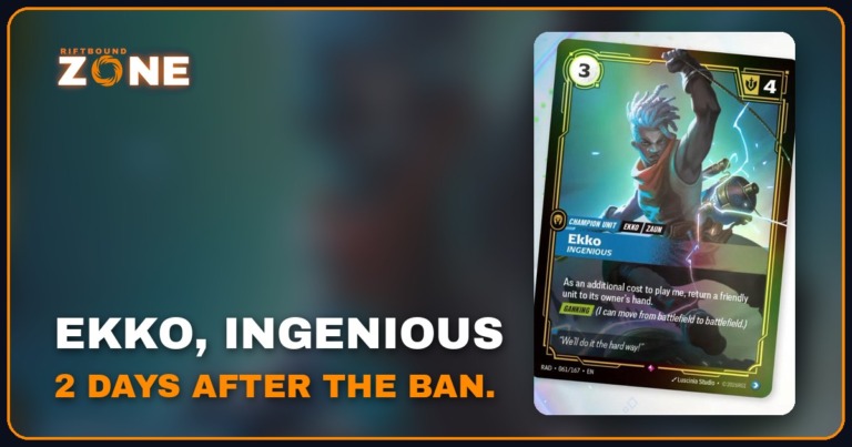 Ekko, Ingenious: New Radiance Ekko Card Surfaces on Reddit