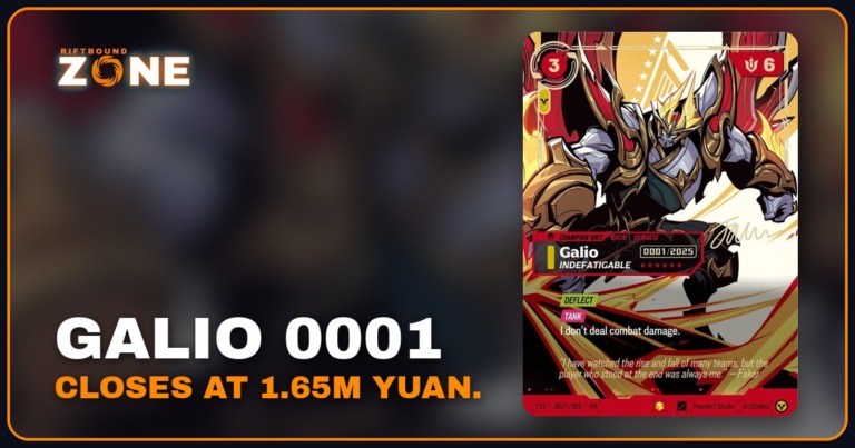 Faker's Galio 0001 auction closes at 1,653,000 yuan (about $247,000)