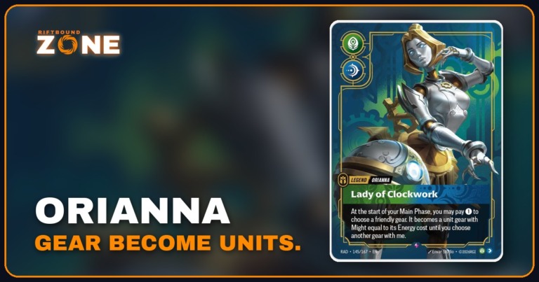 Orianna, Lady of Clockwork: Radiance Legend and Equipment Units