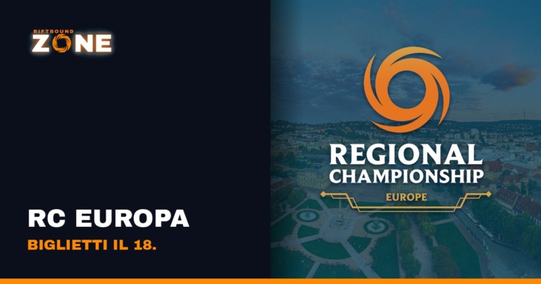 Regional Championship Europa: biglietti dal 18 settembre alle 9