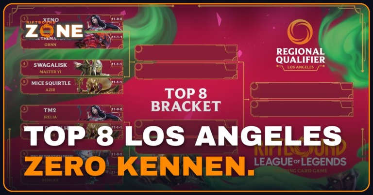 RQ Los Angeles, il Top 8 è senza Kennen: due Irelia, due Azir