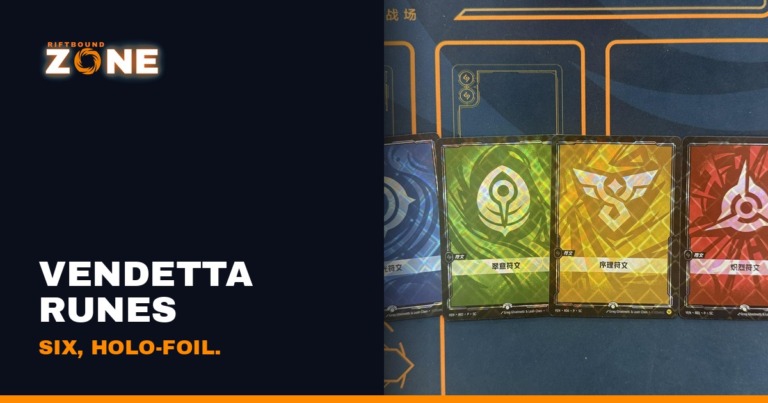 Holo-Foil Vendetta Runes: Six Chinese Promos Surface on Reddit