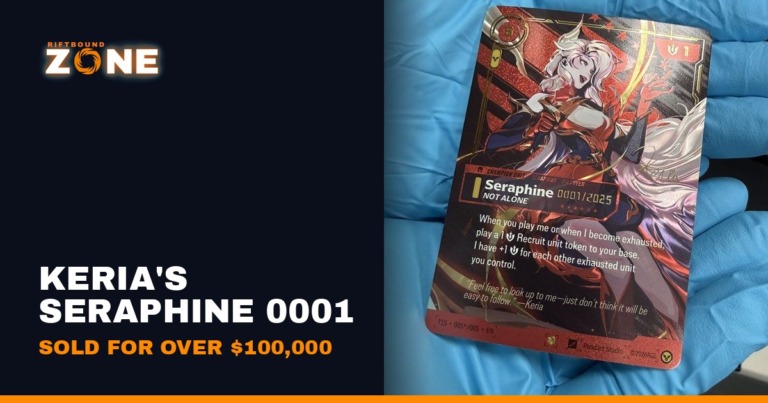Keria's #0001 Seraphine sells for over $100,000 in a private sale