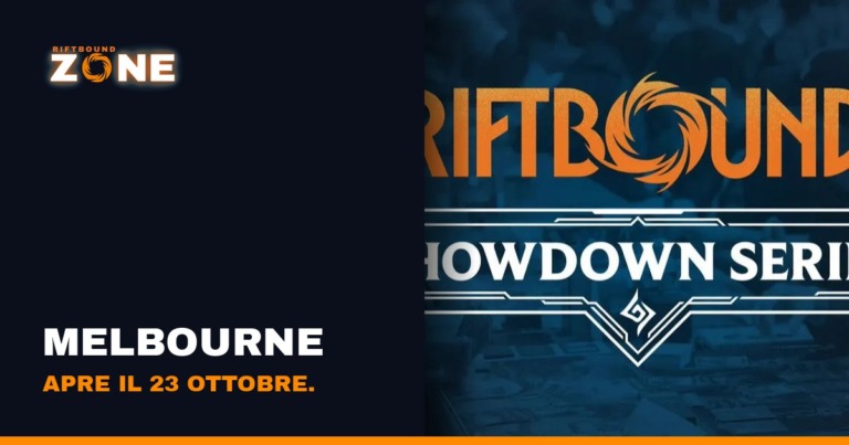 Showdown Series a Melbourne il 23 ottobre, giorno di Radiance
