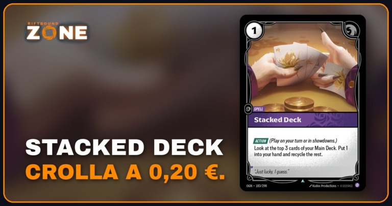 Stacked Deck, il ban fa crollare il prezzo: 20 centesimi in UE