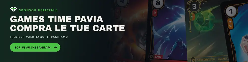 Games Time Pavia — sponsor ufficiale