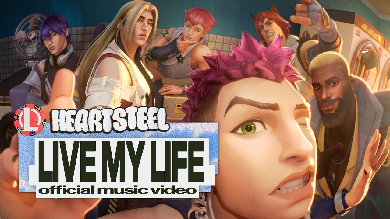Gli Heartsteel nel video Live My Life, dove compaiono carte Riftbound inedite