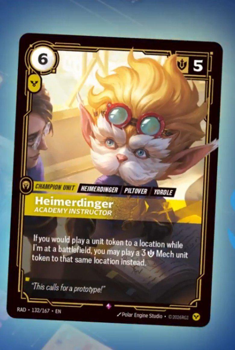 Heimerdinger, Academy Instructor, la Champion Unit di Radiance