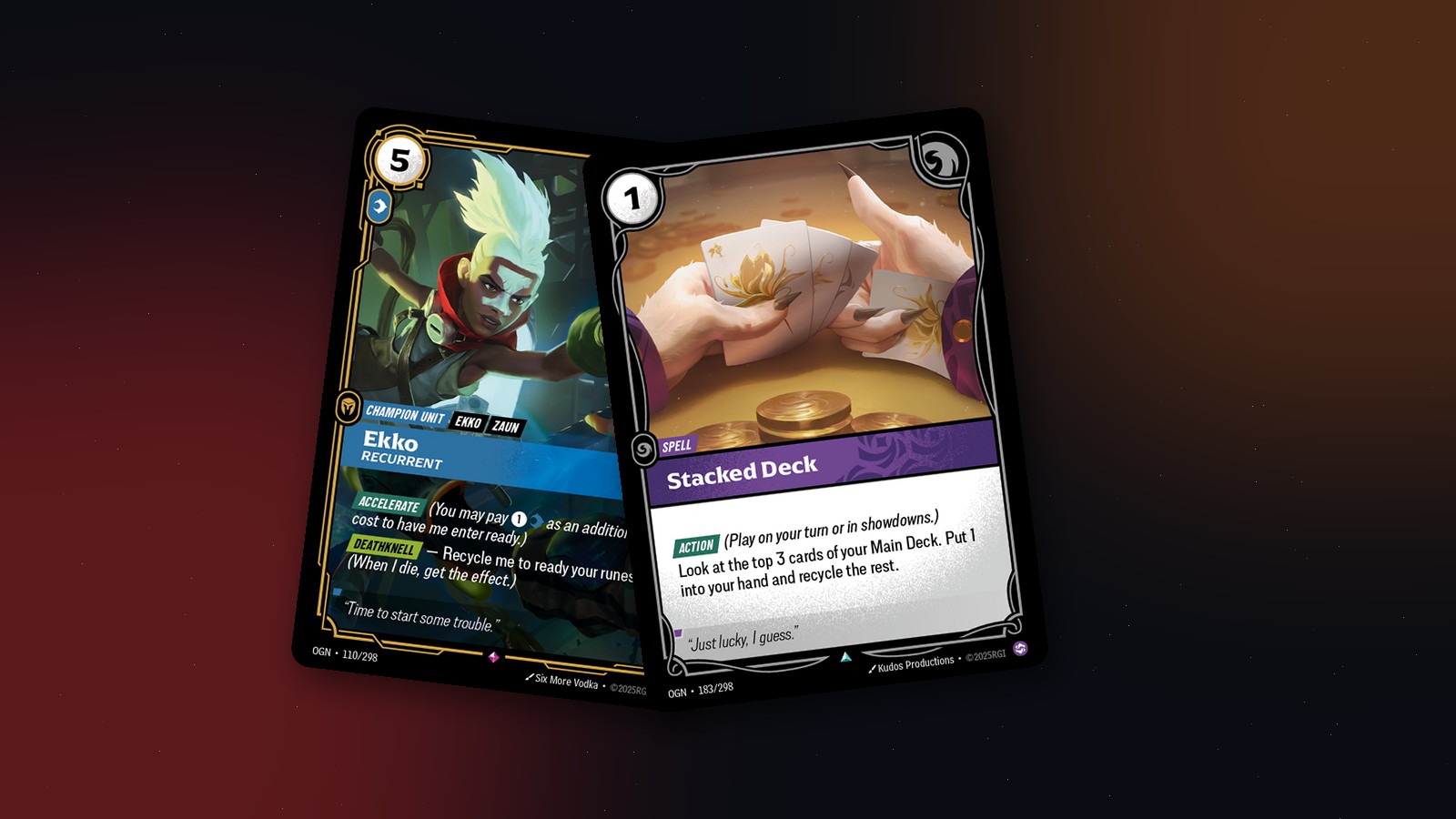 Le due carte bannate da Riftbound a settembre 2026: Ekko, Recurrent e Stacked Deck