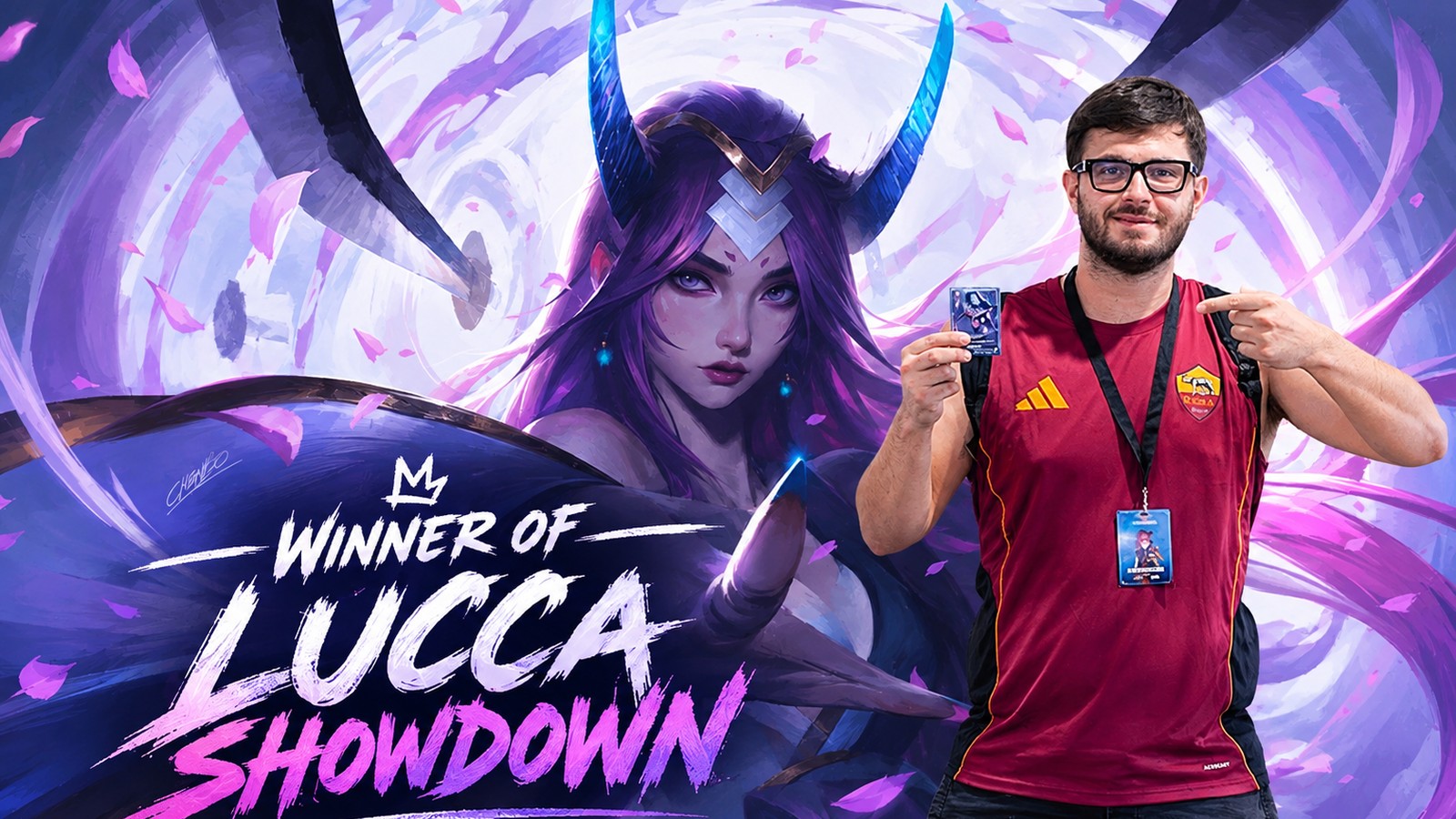 La copertina della guida di Irelia «DonCapucino's Lady», con DonCapucino vincitore dello Showdown Series di Lucca