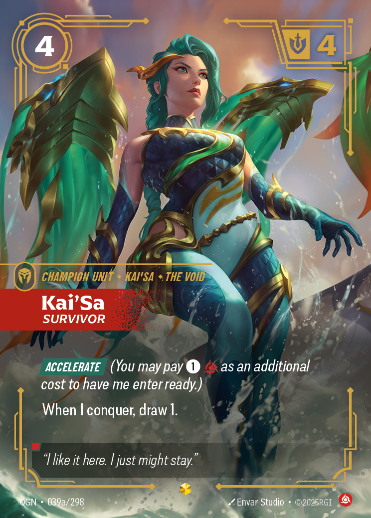 Kai’Sa, Survivor, la carta al centro del caso di RQ Los Angeles