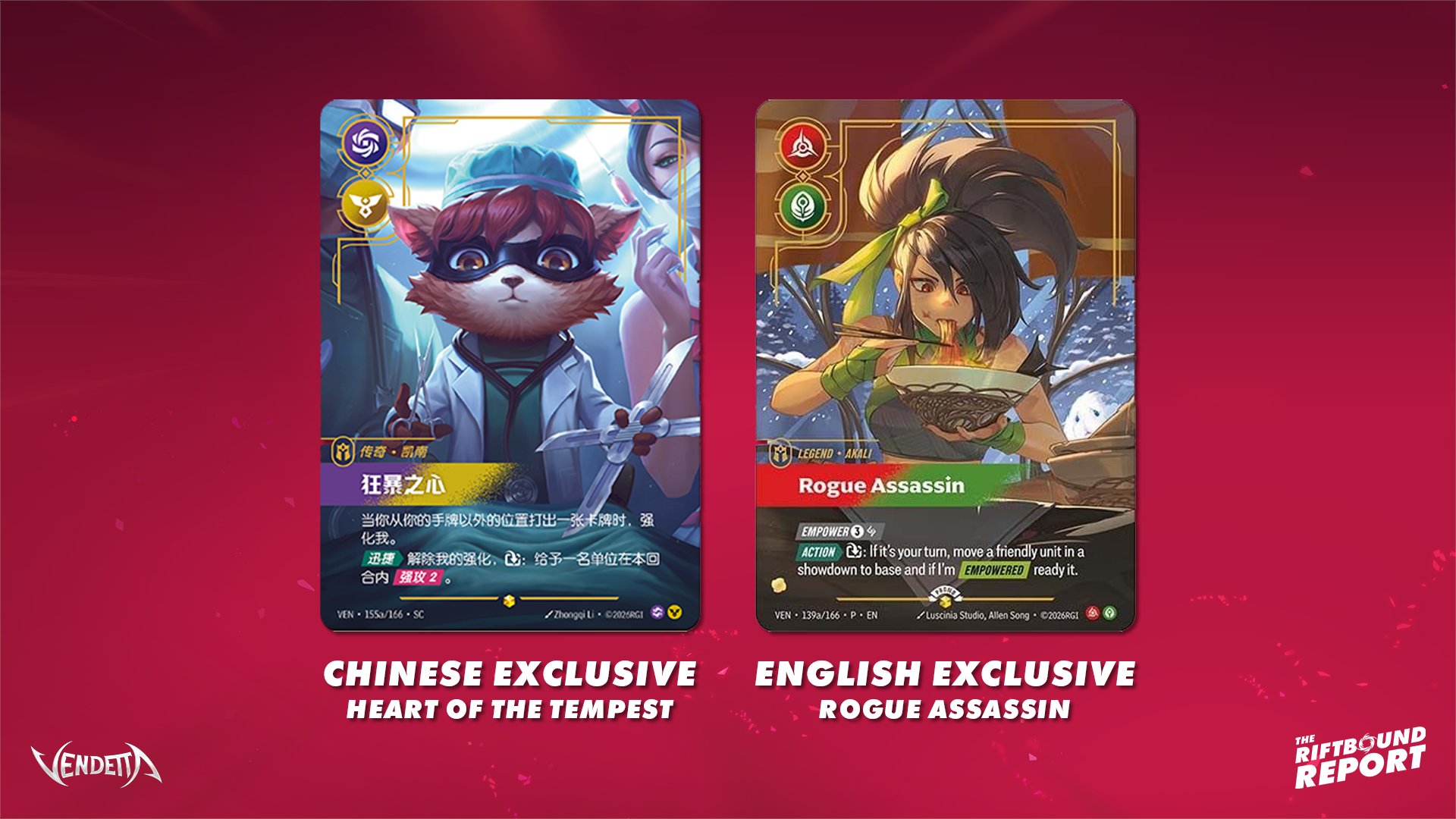 Kennen, Heart of the Tempest e Akali, Rogue Assassin, le due promo del Gift of the Rift