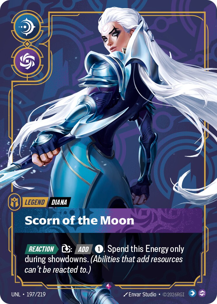Diana, Scorn of the Moon, an Unleashed Legend