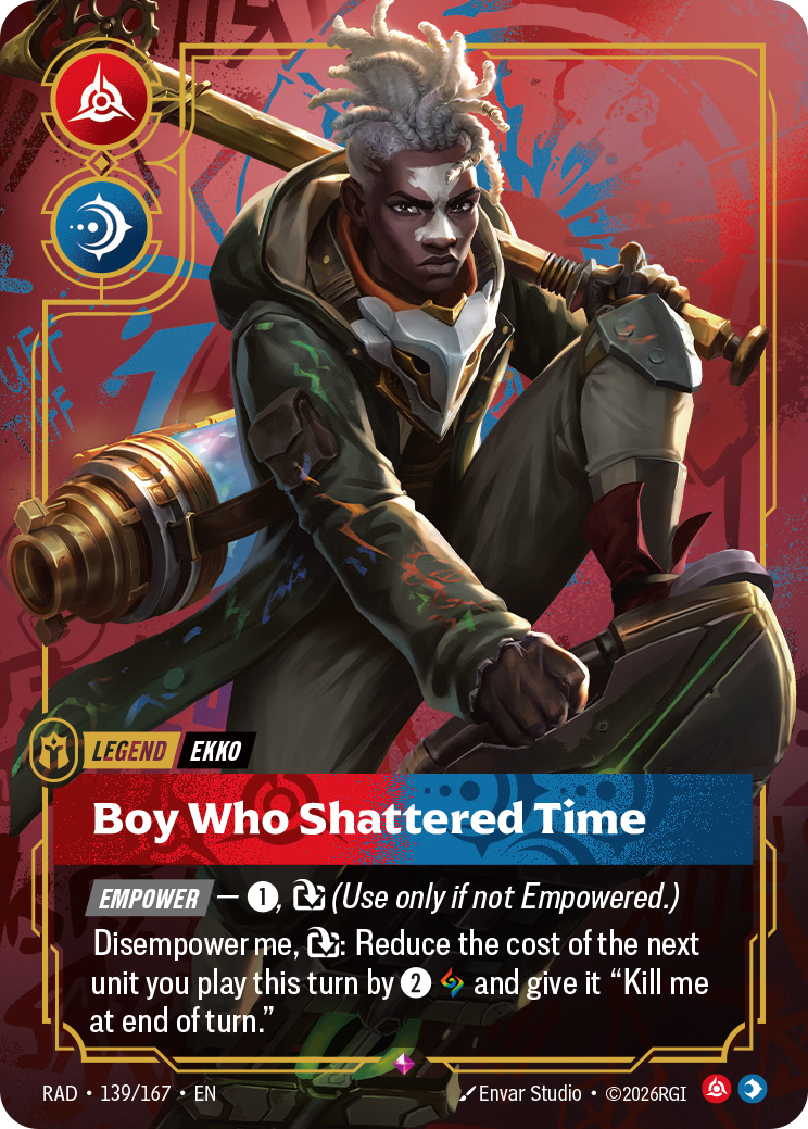 Ekko, Boy Who Shattered Time, base print RAD 139/167