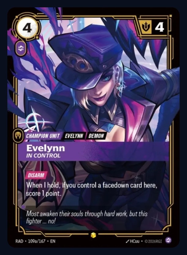 Evelynn, In Control alt art 109a/167, art by HCuu