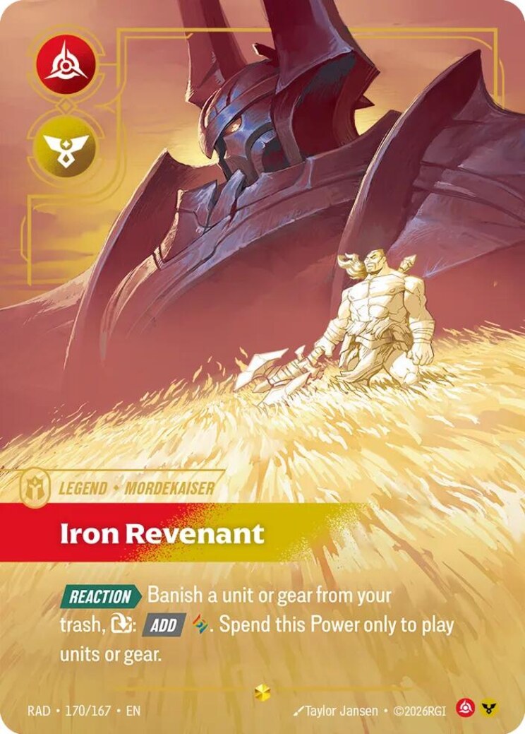 Mordekaiser, Iron Revenant nella stampa regolare