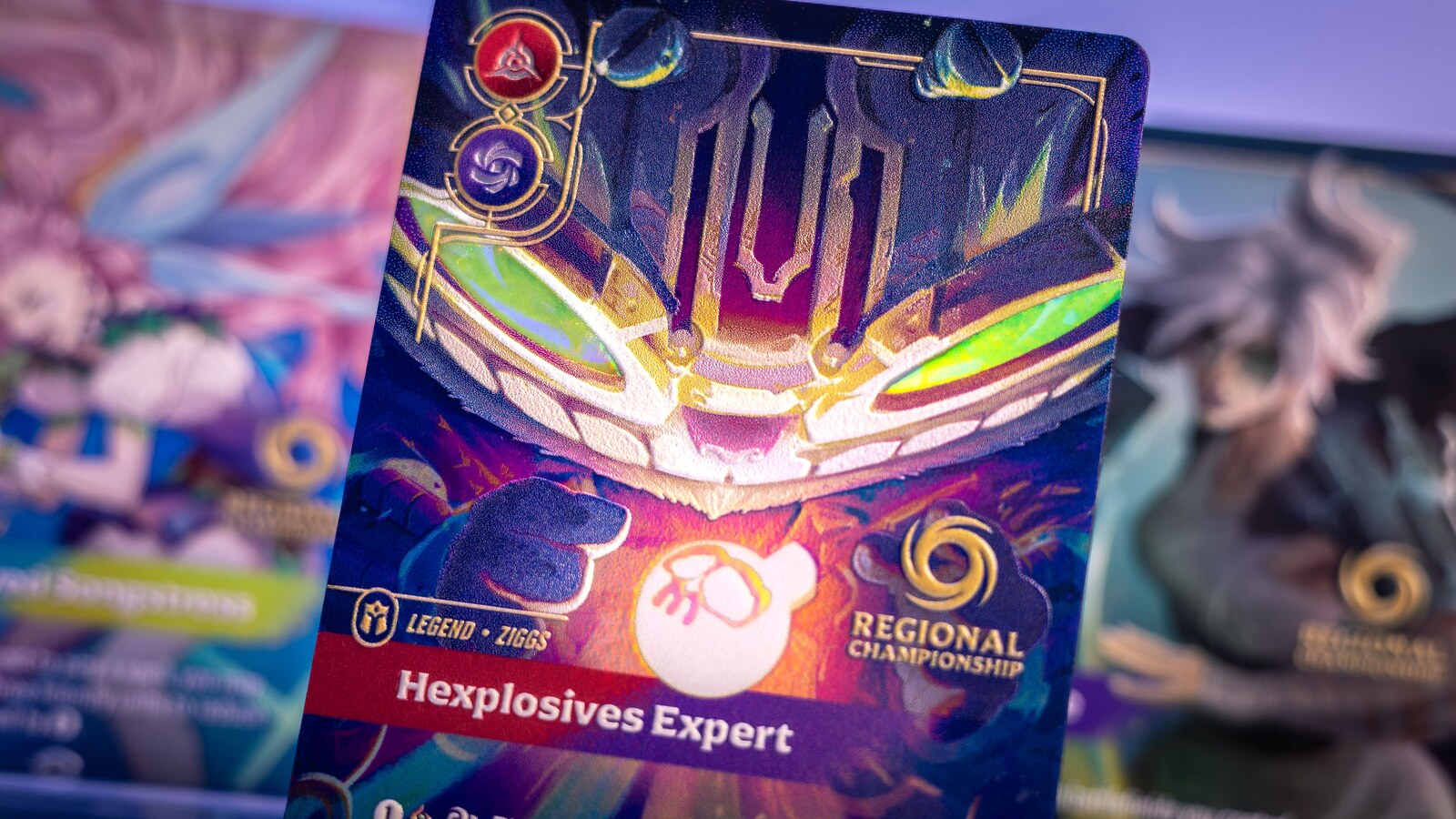 The Overnumbered Foil Plated Legend of Ziggs, Hexplosives Expert