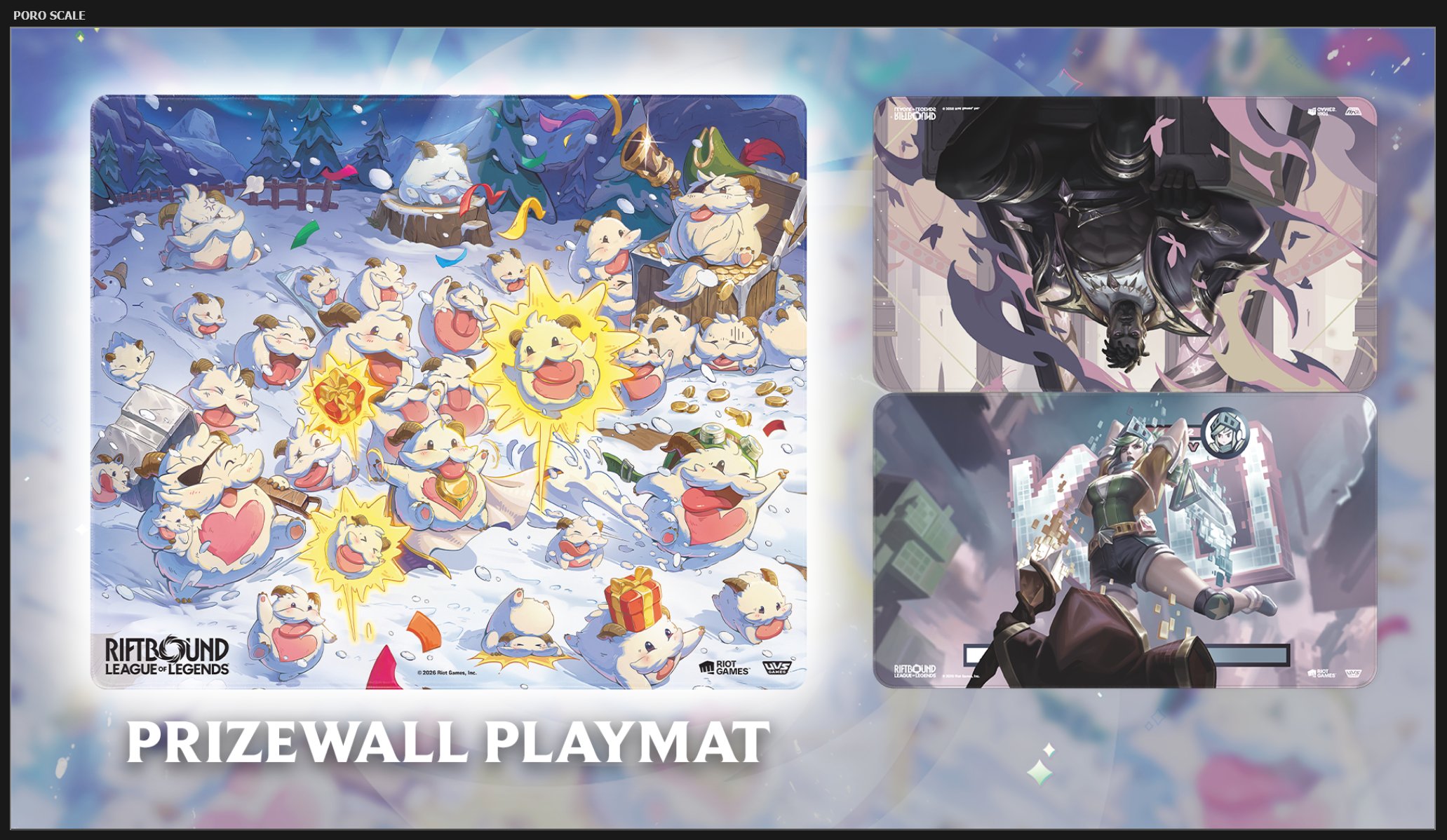 Il playmat Poro a due giocatori del Prize Wall di Stoccarda