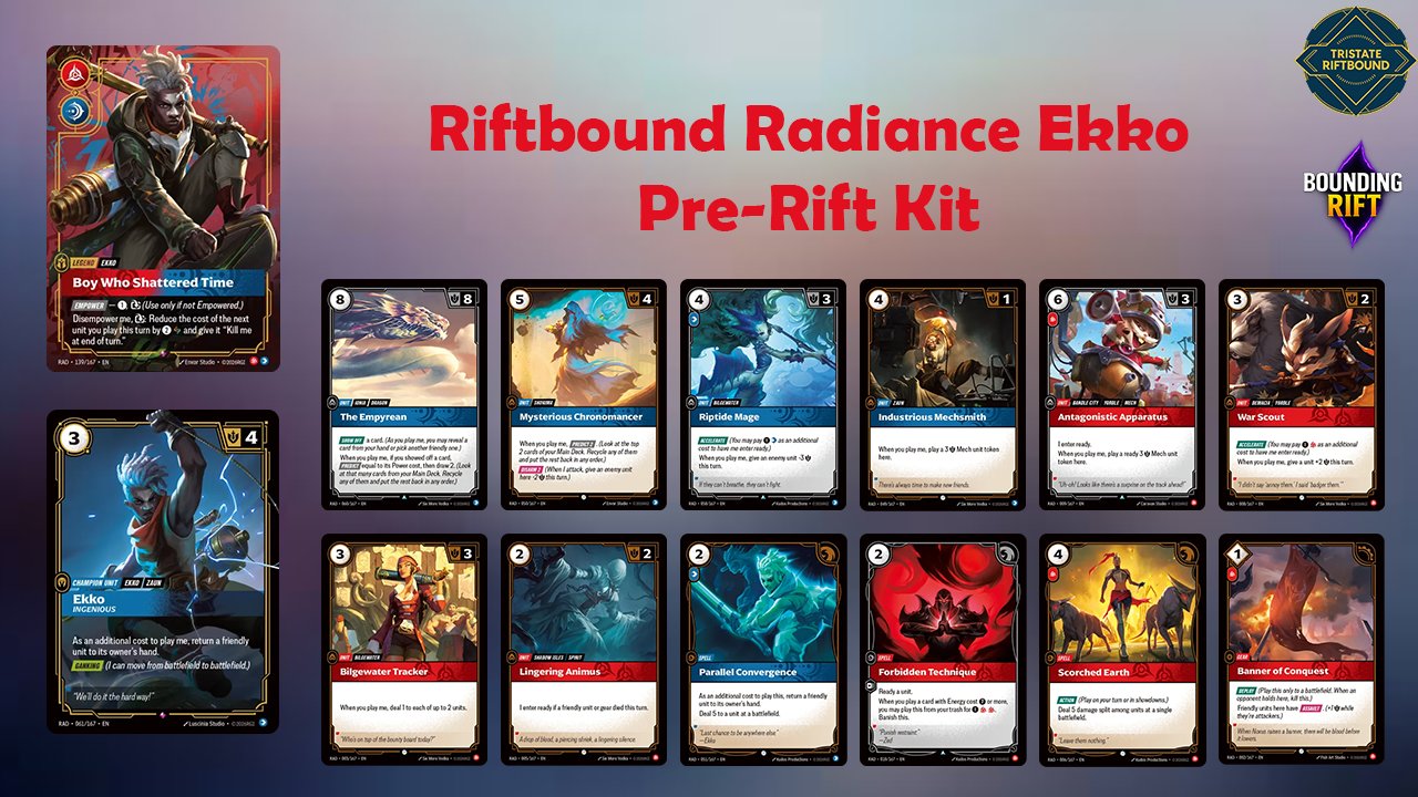 Il pacchetto campione di Ekko del Pre-Rift di Radiance