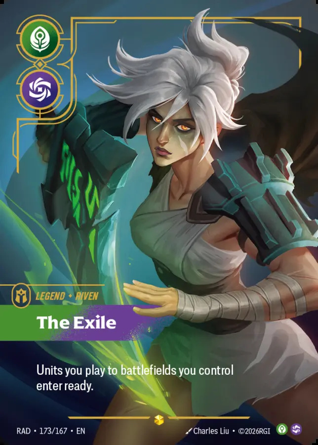 Riven, The Exile, the only Radiance Legend in the top 10 at the Melbourne Showdown Series
