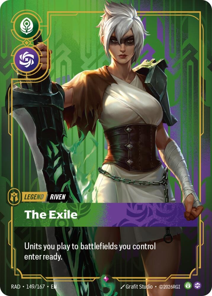 Riven, The Exile, the Radiance Legend