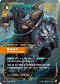 Rengar, Trophy Hunter, the champion played by DSG Prismaticism at RQ Barcelona
