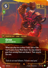 Ornn, Blacksmith, the champion played by MICE TheManland at RQ Barcelona