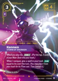 Kennen, Storm of Shuriken, the champion played by CTCG Koko Lopez at RQ Barcelona
