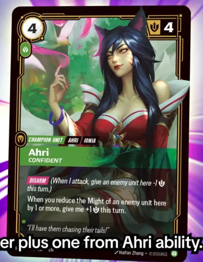 Ahri, Confident