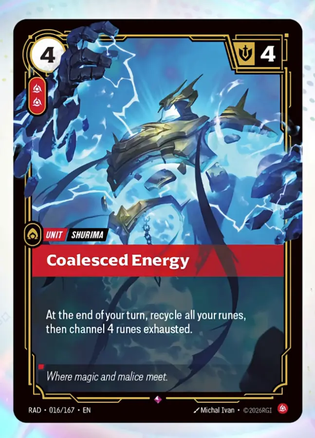 Coalesced Energy