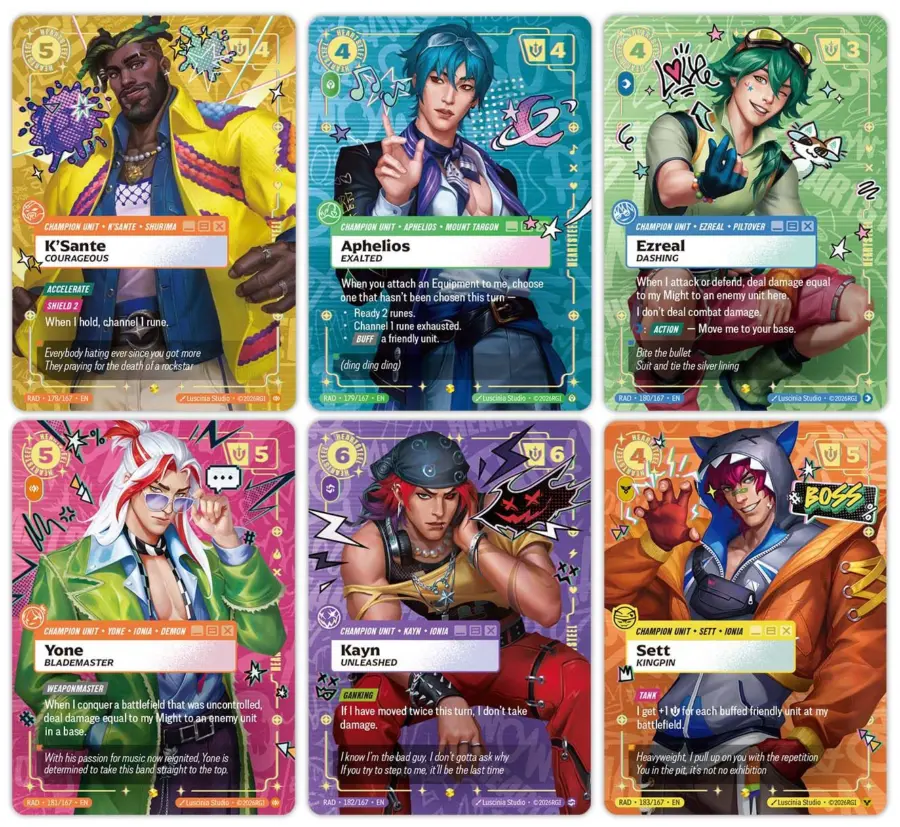 Heartsteel, le sei Overnumber