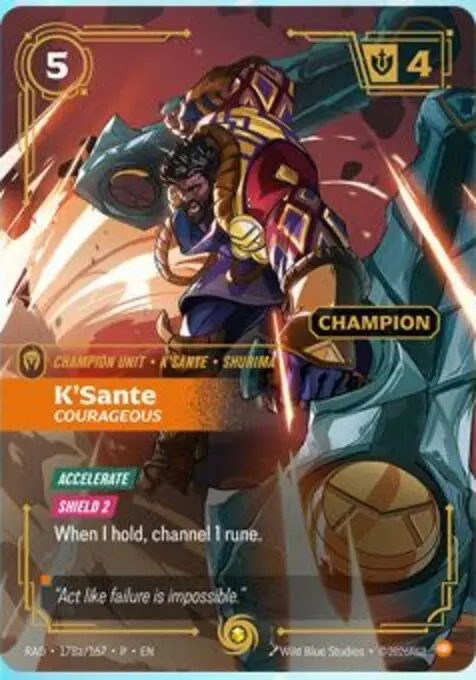 K’Sante, Courageous (RC Europe Champion Promo)