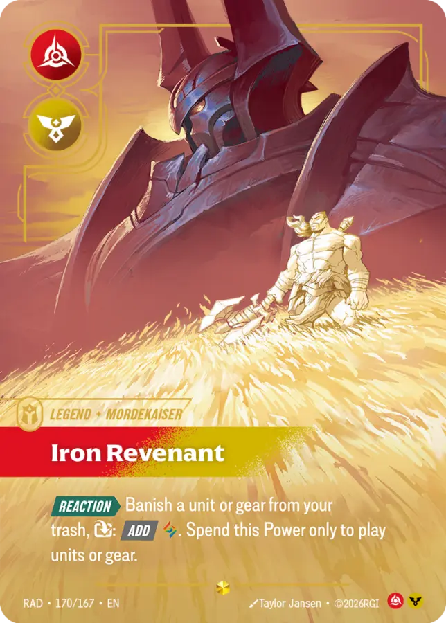 Mordekaiser, Iron Revenant Overnumber RAD 170/167 in English